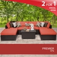 thumbnail image 2 of Premier 7 Piece Outdoor Wicker Patio Furniture Set 07b, 2 of 7