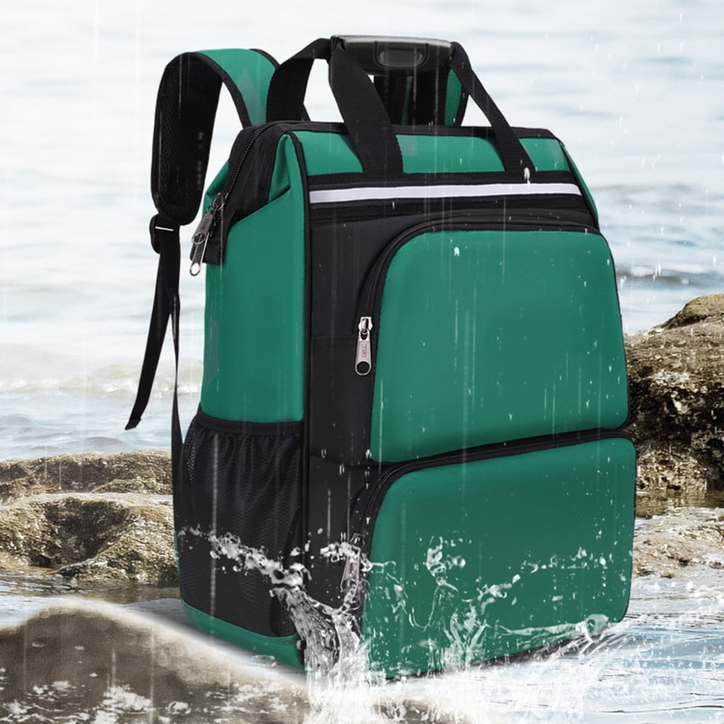 Heavy Duty Waterproof Tool Backpack Electrician Tool Shoulder Bag Oxfords Cloth Tool Organizer with Multiple Pockets