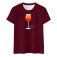 thumbnail image 3 of MAIHAN Women Tshirts Cotton Casual Summer Funny Printed Graphic Loose Tees Summer T Shirt Loose Fit Shirts Spring Fashion, 3 of 3