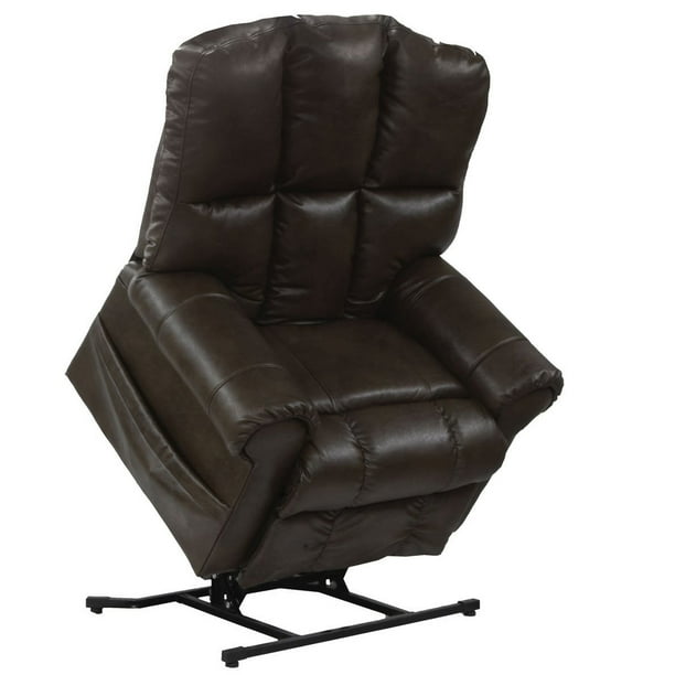 Catnapper Stallworth 4898 Leather Power Pow'r Lift Full Lay Out Chaise Recliner Chair with
