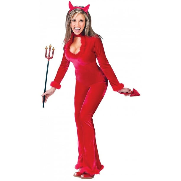 Devil Adult Costume - Small/Medium - Walmart.com - Walmart.com Devil Costume For Women Makeup