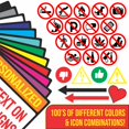thumbnail image 2 of Custom Signs Outdoor and Indoor Weatherproof Aluminum. Full Color UV Ink lasts years. Customized No Trespassing Signs Personalized Delivery Signs for home or office. 10"" x 14"" -ATX CUSTOM SIGNS, 2 of 5