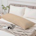 thumbnail image 6 of Farmhouse Stripe Body Pillow Cover 20 x 54 Inch Decorative Pillow Cover Country Ethnic Rustic Textured Brown Lumbar Pillowcase Seasonal Rectangle Cushion Case for Couch Sofa Bed Living Room, 6 of 9