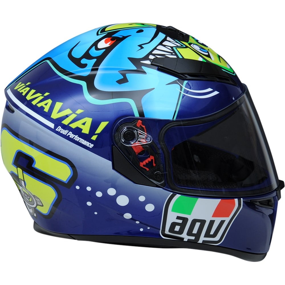 AGV Unisex-Adult Full Face K-3 SV Rossi Misano-15 Motorcycle Helmet Multi XSmall 