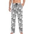 thumbnail image 3 of GZHJMY Pajama Pants Mens Skull with Flowers Sleep Lounge Pants Men Pajama Bottoms with Pockets, Christmas New Year Birthday Valentine's Day Gifts, Medium, 3 of 7