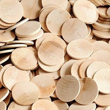 Woodpeckers® 100 Wooden Circles Nickels 1" Inch