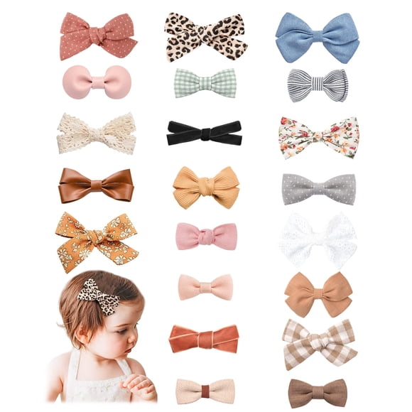 Juego de pinzas para el cabello, paquete de 21 unidades, para niñas