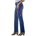 thumbnail image 4 of Ladies Printed Jeans – Candy Hearts Women's Jeans (Back Printing) - S, 4 of 5