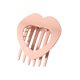 thumbnail image 1 of Pinza para el cabello plana de PC mate con forma de corazón, pinza tipo pico de pato, agarre fuerte, para sujetar el cabello rizado en la parte posterior de la cabeza. Fácil de colocar. No se dobla. A, 1 of 4