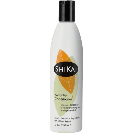 ShiKai Everyday Hydrating Conditioner (Unscented, 12 oz) | Lightweight Moisturizer with Borage & Jojoba Oil | Nourishes Scalp & Restores Shine | Vegan & Gentle for All Hair Types