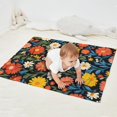 thumbnail image 2 of Pioneer Flower Blanket,Comfortable Soft Flannel Throw Blanket,All Season,Warm Lightweight Blankets for Sofa Bed Couch Living Room Chair,30"x40"(80x100cm), 2 of 4