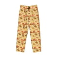 thumbnail image 2 of Vsdgher Wild West Colorful Print Mens Pajama Pants Sleep & Lounge Pants, PJ Bottoms With elastic waistb and Pockets, 2 of 5