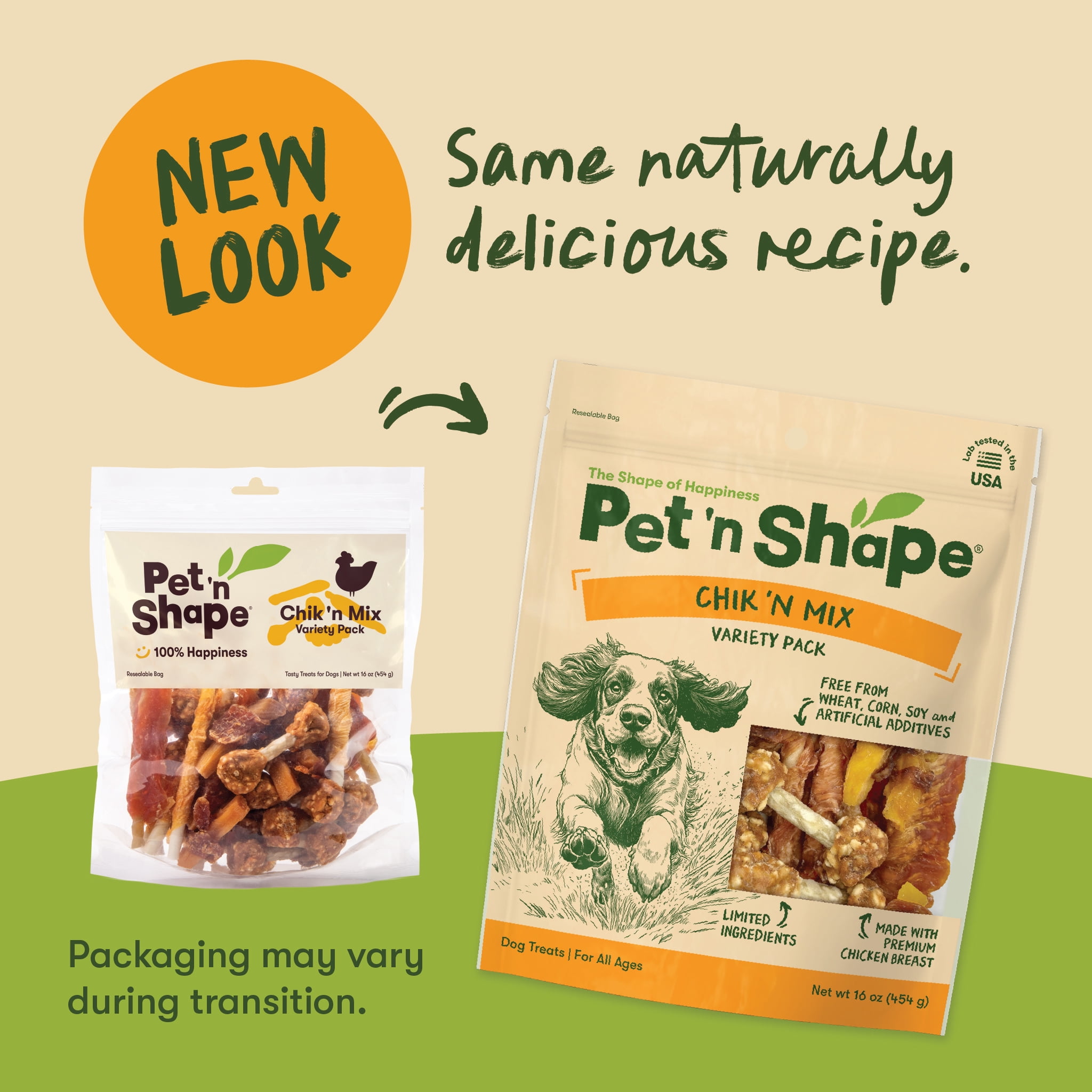 Pet ‘n Shape - Chik ‘n Mix Variety Pack – Natural Chicken Puppy Treat Mix, Dog Rewards and Snacks – 16 Ounces