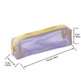 thumbnail image 3 of Estuche de Malla con Cremallera – Bolsa Portátil para Guardar Artículos de Papelería para Niños y Niñas – Organiza Bolígrafos, Lápices y Pinceles – Úsalo Como Estuche para Lápices o Bolsa Multiusos p, 3 of 7