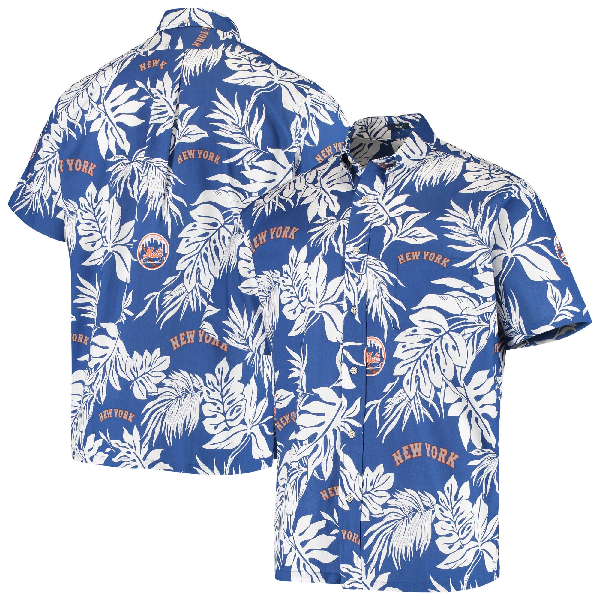New York Mets Reyn Spooner Aloha Button 