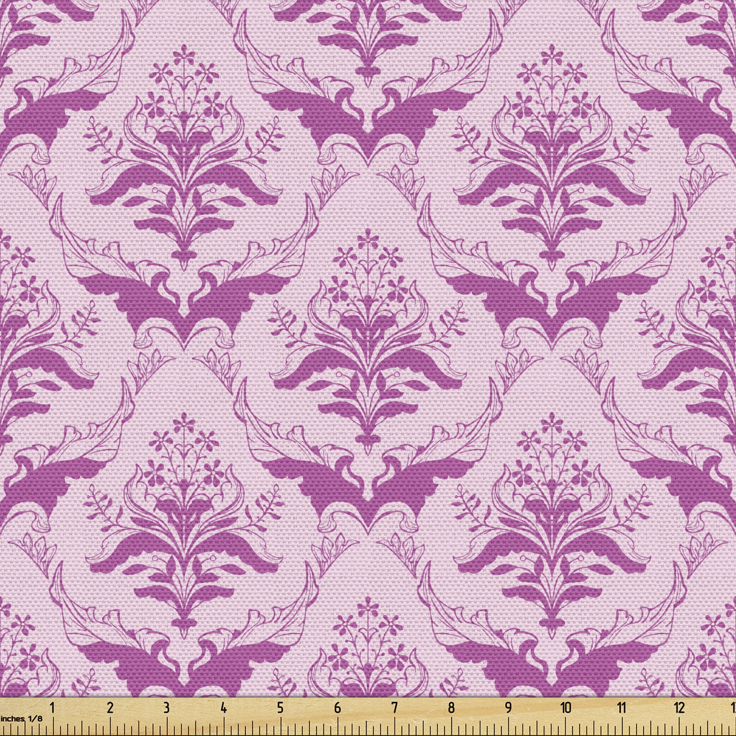 Paisley Vintage Home Decor Edwardian Damask Fabric Printed by Spoonflower BTY 