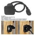 thumbnail image 4 of RV AC Power Inlet Plug, 15A Wear Resistance Rubber RV AC Port Plug 125V US Plug Flange Inlet  for Mobile Homes, 4 of 7