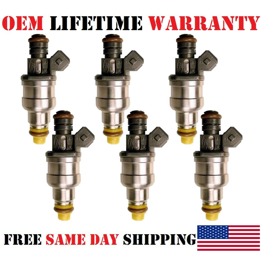 6x OEM Denso XL5EA2A Fuel Injectors for 19982000 Ford Ranger 3.0L V6