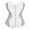 White, variant on Women's Shapewear Corset Top Vintage Solid Color Strapless Shaping V-Neck Lace Bustier Waist Comfortable Cincher Evening Gowns
