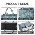thumbnail image 4 of Large Capacity Tote Bag,Teal Paisley Pattern Handbag Fashion Luxury Tote Bag,15.7"x13"x 5.1" Inches,Laptop Compatible, 4 of 6