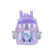 thumbnail image 1 of Mochila Para Escolar Transparente Niña () Púrpura, 1 of 9