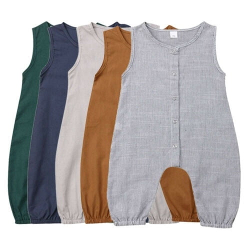 baby linen jumpsuit