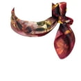 thumbnail image 2 of Wrapables® 100% Charmeuse Silk Square Scarf Neckerchief, Red Roses, 2 of 4