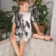 thumbnail image 4 of Easygdp Cowboy Ride A Horse for Short-Sleeve Tee and Sleep Short Pajama Set for Kids, 2-piece-Large, 4 of 6