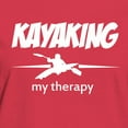 thumbnail image 3 of CafePress - Kayaking My Therapy Women's Dark T Shirt - Women's Traditional Fit Dark T-Shirt, 3 of 4