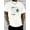 White C, variant on Men's Graphic Tees Cotton Shirts Casual Workout T-Shirts Short Sleeve Athletic Gym Lightweight Tees Tops Rapper Streetwear