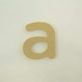 thumbnail image 1 of Package of 1, 10 Inch X 1/2" Thickness MDF Letter a in The Gotham Rounded Font, Thick, Lower Case for Art & Craft Project, Made in USA, 1 of 4