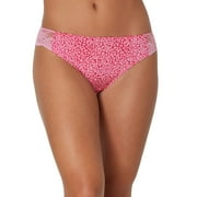 Maidenform Lace Back Tanga Underwear 40159 Color: Pink Animal Print Size: 7
