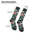 thumbnail image 5 of Balery Green Tropical Leaves Fun Novelty Socks Men'S Women'S Crew Socks Funny Crazy Novelty Socks Quirky And Cool Socks, 5 of 9