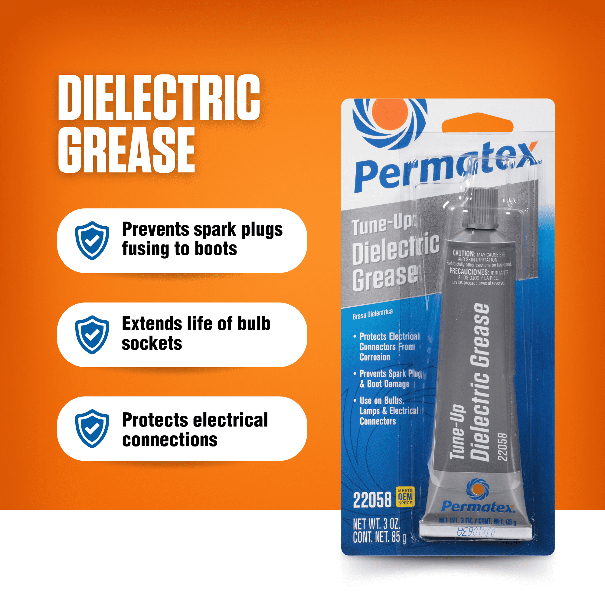 Permatex Power Dielectric Tune Up Grease for Electrical Connections and Spark Plugs