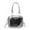 Silver, variant on GUOOL Shoulder Bag Fashion Large Capacity PU Tote Handbag for Commuting Party Work Black