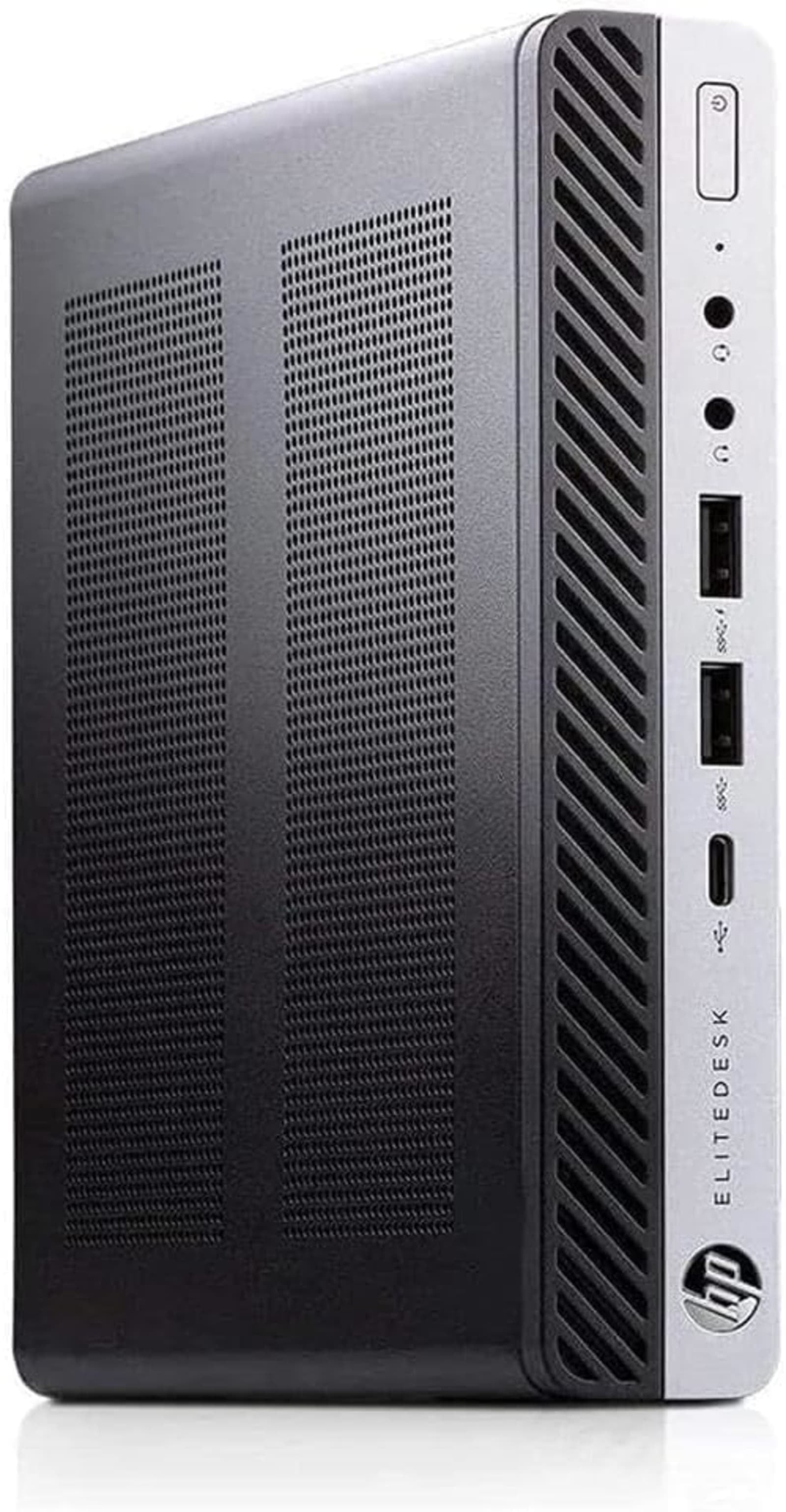 Restored HP EliteDesk 800 G4 Mini Desktop | Core i5 - 8500 - 256GB SSD Hard Drive - 16GB RAM | 6 cores @ 4.1 GHz No OS Black (Refurbished)