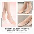 thumbnail image 4 of HUPOM 1 Pair Socks for Women Summer Clearance Fashion No-Show Non-Slip Casual Socks Beige, 4 of 9
