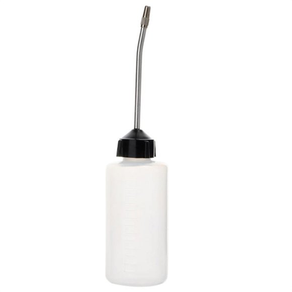 Plastic Sewing Machine Oil Bottle Plastic Sewing Machine Oil Bottle with Long Spout (White Black) (1pcs)
