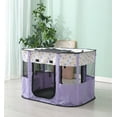 thumbnail image 2 of ZBH  Dog Kennels and Crates for Medium Small Dogs/Cat, Portable Pop Up Indoor Pet Cage with Sturdy  Frame, Collapsible Travel Crate Soft Sided Cat Bag Escape Proof, 2 of 9