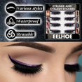 thumbnail image 3 of Eelhoe - Pegatinas autoadhesivas para sombras de ojos y pestañas, 7 colores, delineador de ojos con purpurina, sin pegamento, autoadhesivas, para maquillaje de ojos, 1 unidad, rosa, 3 of 5