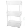 thumbnail image 2 of Bathroom Countertop Organizer,Space Saving Design 3 Tier Storage Box with Detachable Tray Makeup Storage Holder Acrylic Kitchen Spice Rack for Bathroom Vanity, 2 of 7