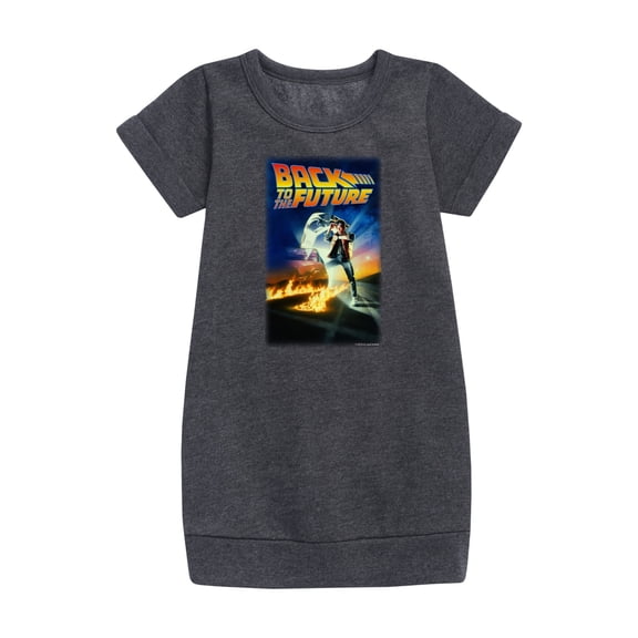 Back To The Future - Time's Running Out - Toddler & Youth Girls Fleece Dress