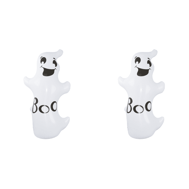 Fantasma inflable blanco para Halloween, suministros para fiesta en casa (fantasma), 2 uds.