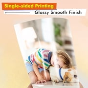 Koala 69lb Double-Sided Glossy Photo Paper, 8.5x11 inch, 200 Sheets, 260gsm, Thick, Heavyweight Glossy Card Stock Paper for Inkjet Printer