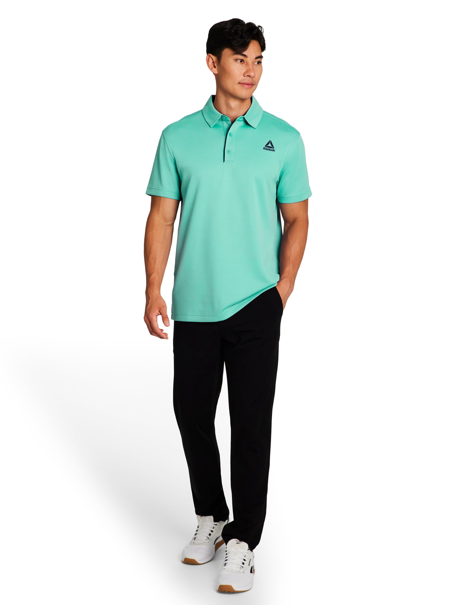 Reebok Men's and Big Men's Performance Polo Shirt, Sizes XS-5XL