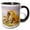 Black/White, variant on 3drose, Colorado, Breckenridge. Red Foxes - Us06 Bja0058 - Jaynes Gallery, 11oz Two-tone Black Mug