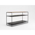 thumbnail image 4 of Novasolo Indoor Modern Home Decorative Furniture Console Table - Natural & Black, 4 of 7