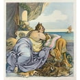 thumbnail image 2 of Udo Keppler 15x16 Gold Ornate Wood Frame and Double Matted Museum Art Print Titled - Big Bill Dido and the Sailing of Aeneas (1909), 2 of 4