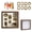 1-BR, variant on Family Memory Display Craft Set for Tiny Museums Figurine Box Creative Expression and Elegant Miniature