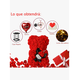 thumbnail image 2 of Flores Artificial Oso De Rosa Color Rojo, 2 of 4